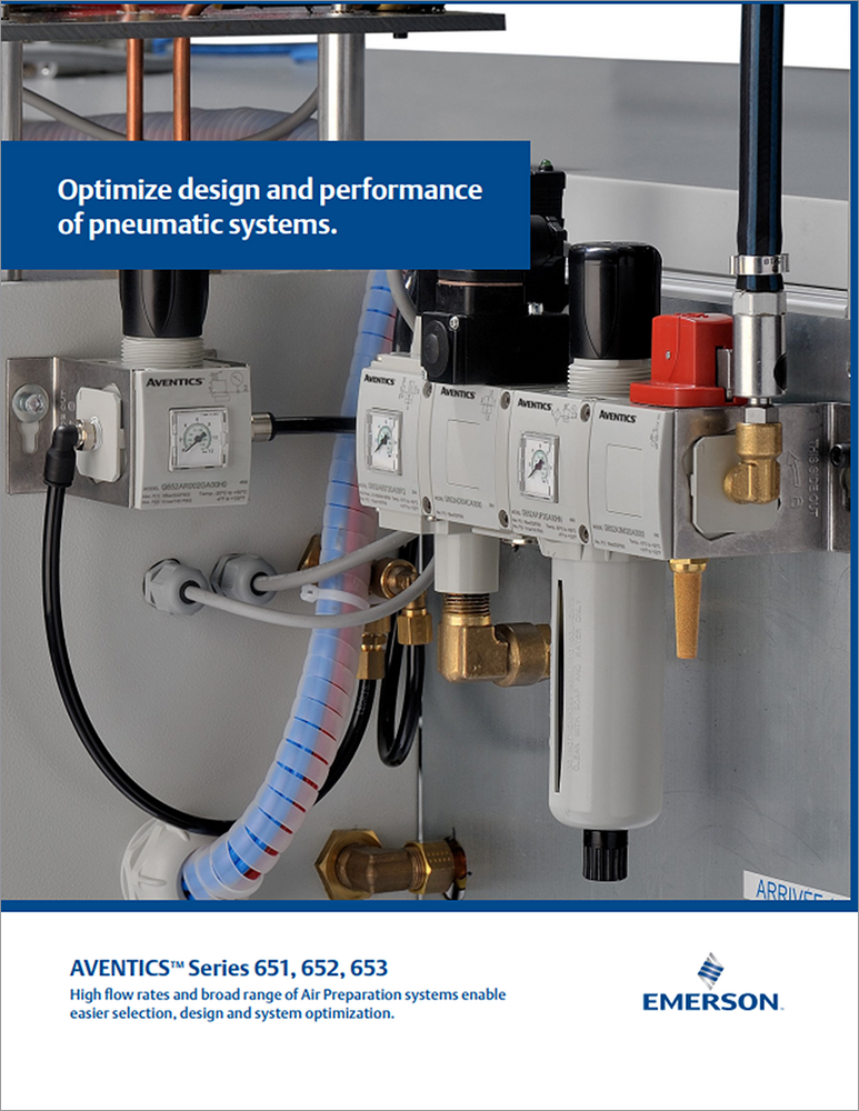 AVENTICS 600 CATALOG 651, 652, 653 SERIES: FILTER REGULATOR LUBRICATOR AIR PREP PRODUCTS